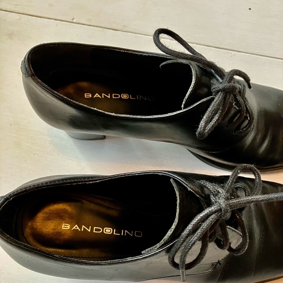 Mandolin Black leather lace up. Sz. 6M - Picture 3 of 6